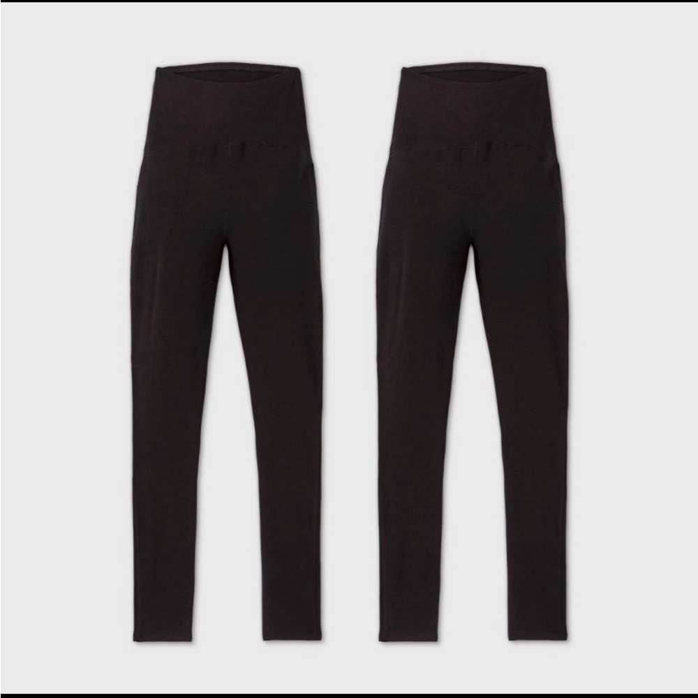 Two pack maternity knit leggings - Ingrid & Isabel - size XL